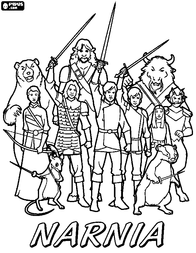 652x840 Chronicles Of Narnia Susan Pevensie With Arrow Coloring Page