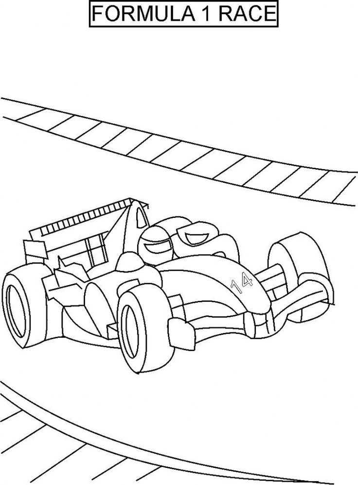Coloring Pages Of Nascar Race Cars