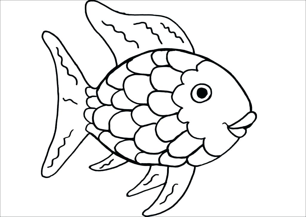1024x724 Fish Color Pages Fish Coloring Pages Big Eyes Ocean Fish Color
