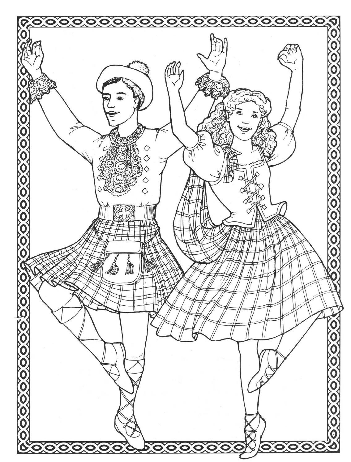 1135x1493 Dancers Coloring Book Costumes For Coloring Book Costumes