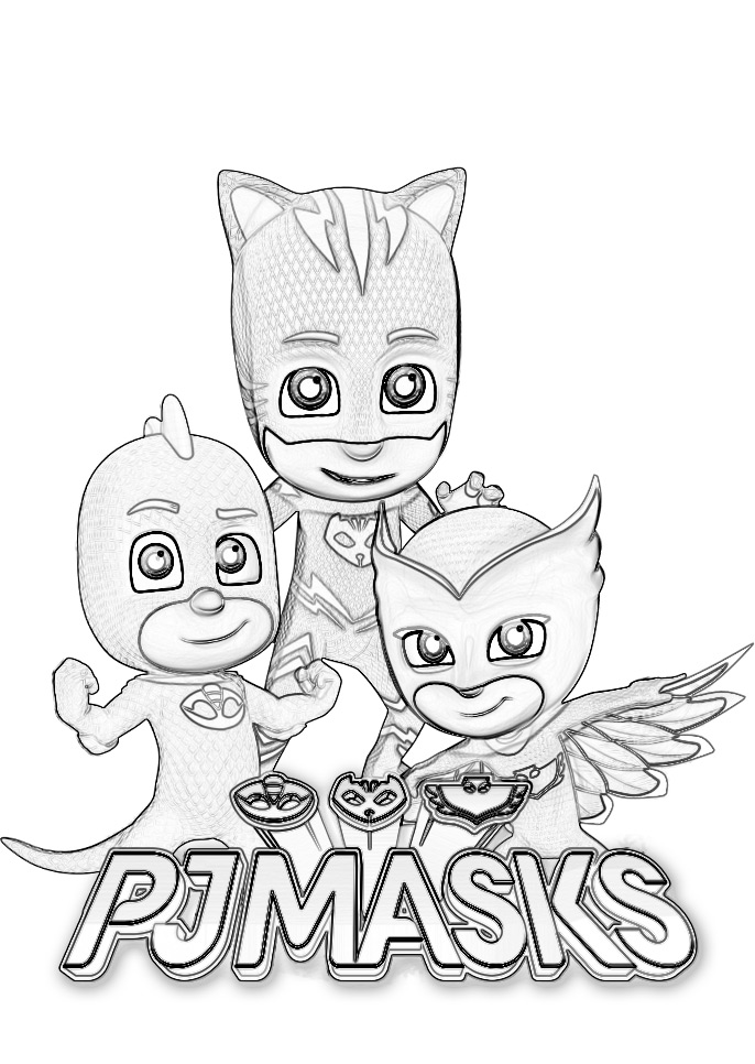 686x966 Pj Masks Coloring Pages To Download And Print For Free Coloring