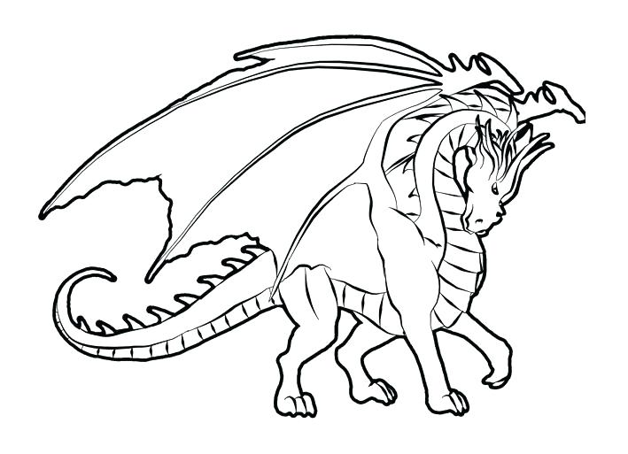 Coloring Pages Of Realistic Dragons