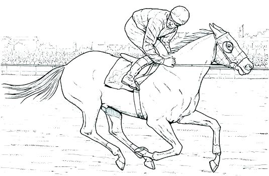 Coloring Pages Of Realistic Horses