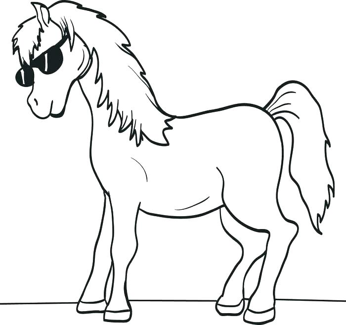 700x657 Realistic Horse Coloring Pages To Print Realistic Horse Coloring