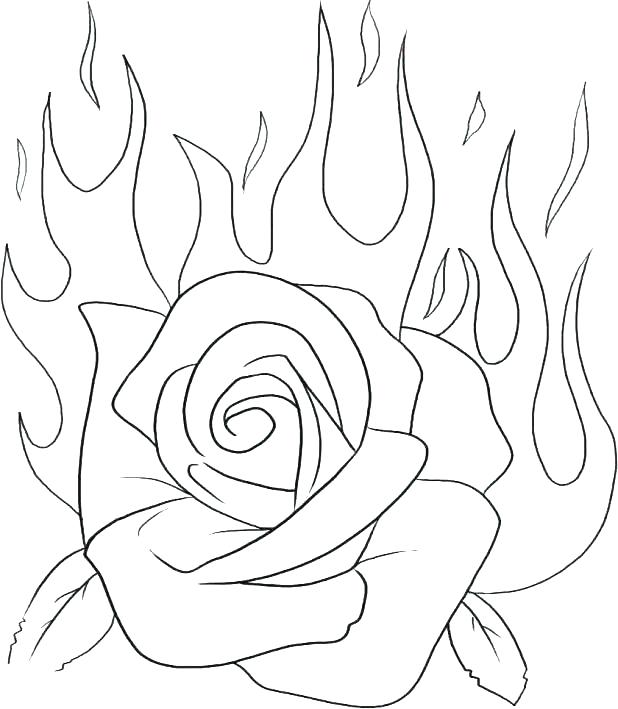 618x709 Coloring Pages Of Roses Coloring Pages Roses And Hearts Coloring
