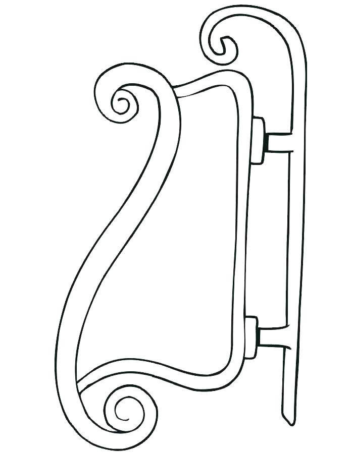 695x900 Santa Sleigh Coloring Page Sleigh Coloring Page In A Sleigh