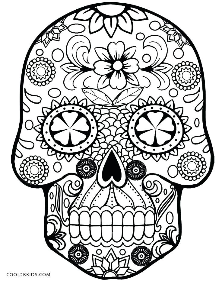 736x930 Flaming Skull Coloring Pages Skull Coloring Pages Online Coloring