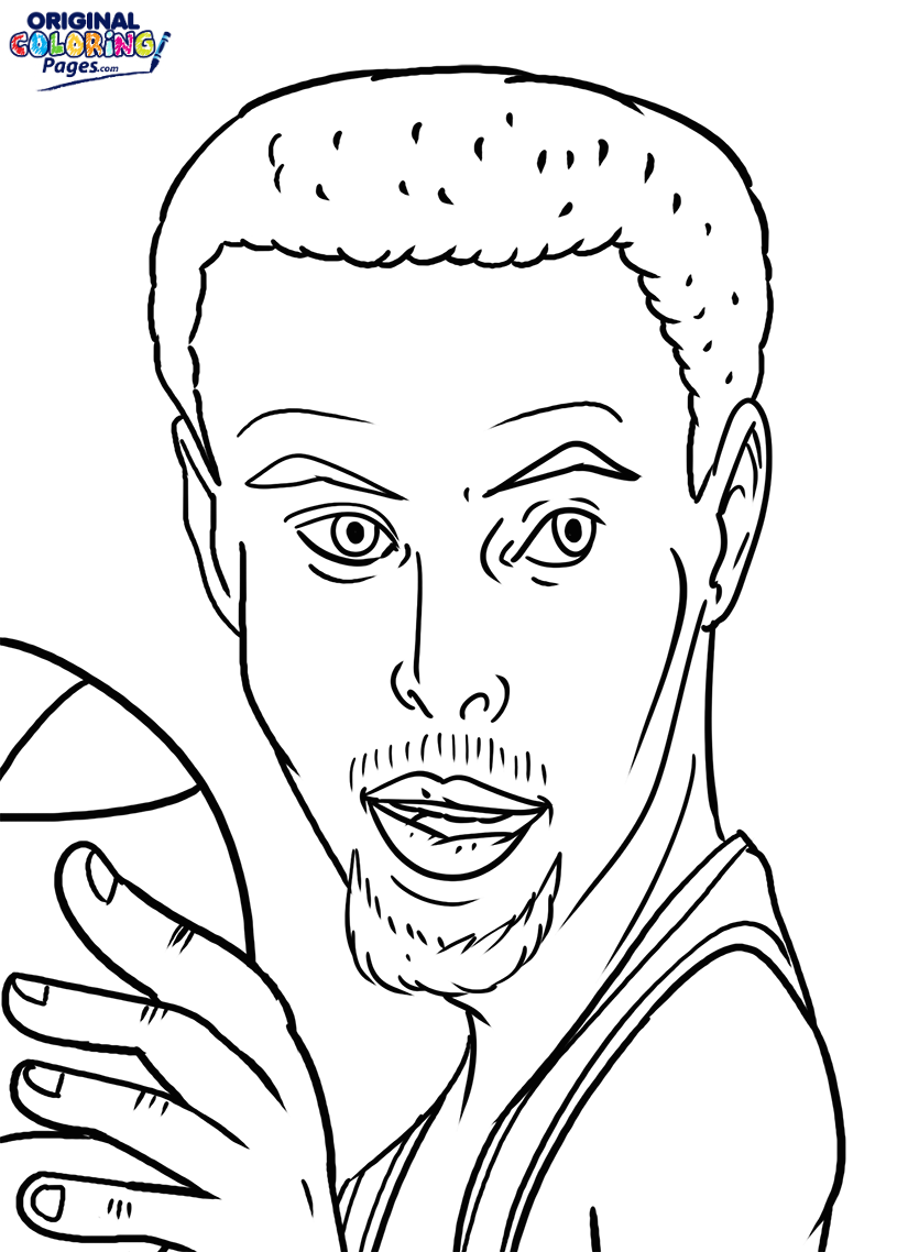 815x1138 Stephen Curry Coloring Page Coloring Pages Original Coloring Pages