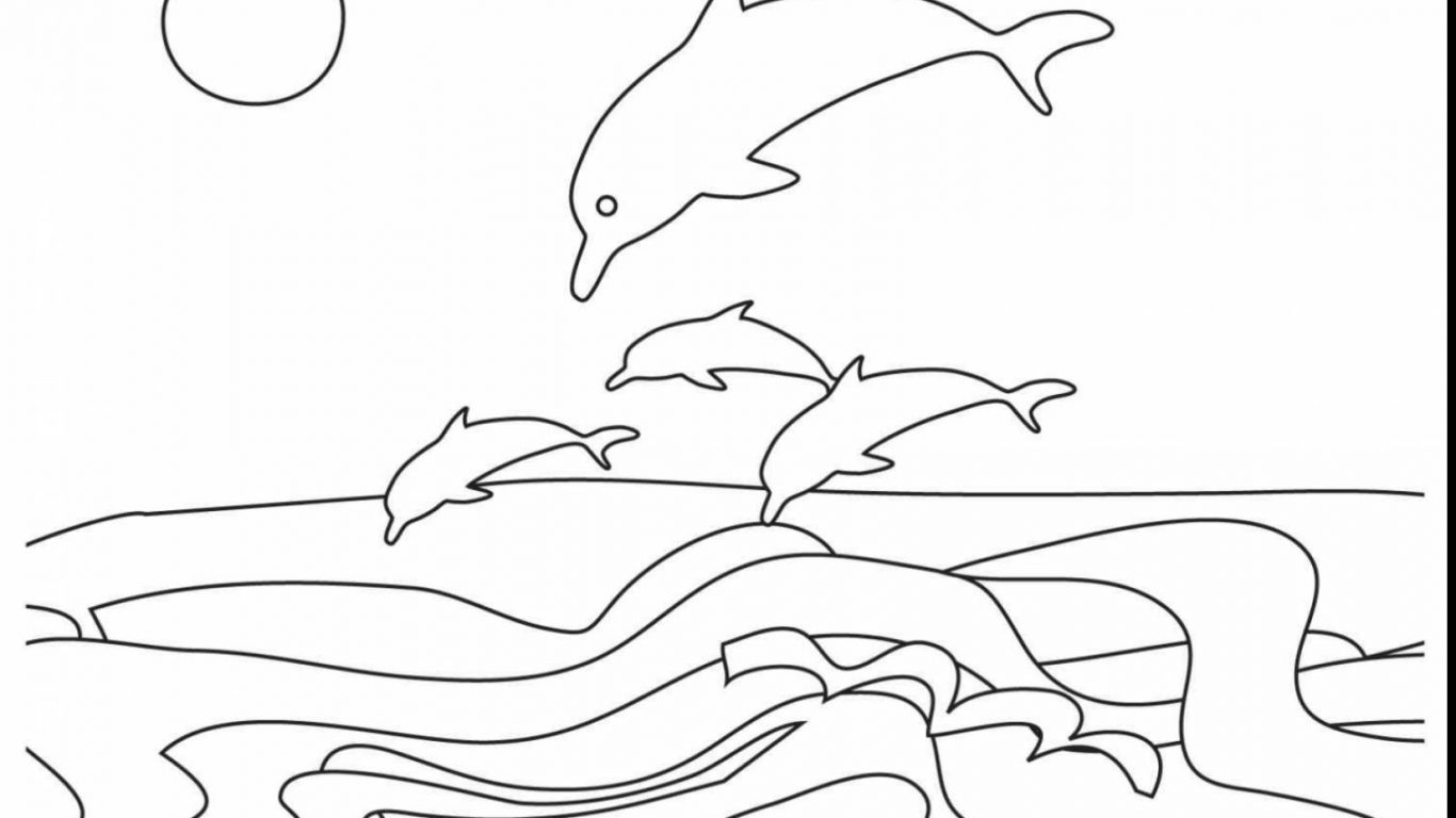 1366x768 Beautiful Tropical Sunset Coloring Pages Adornment
