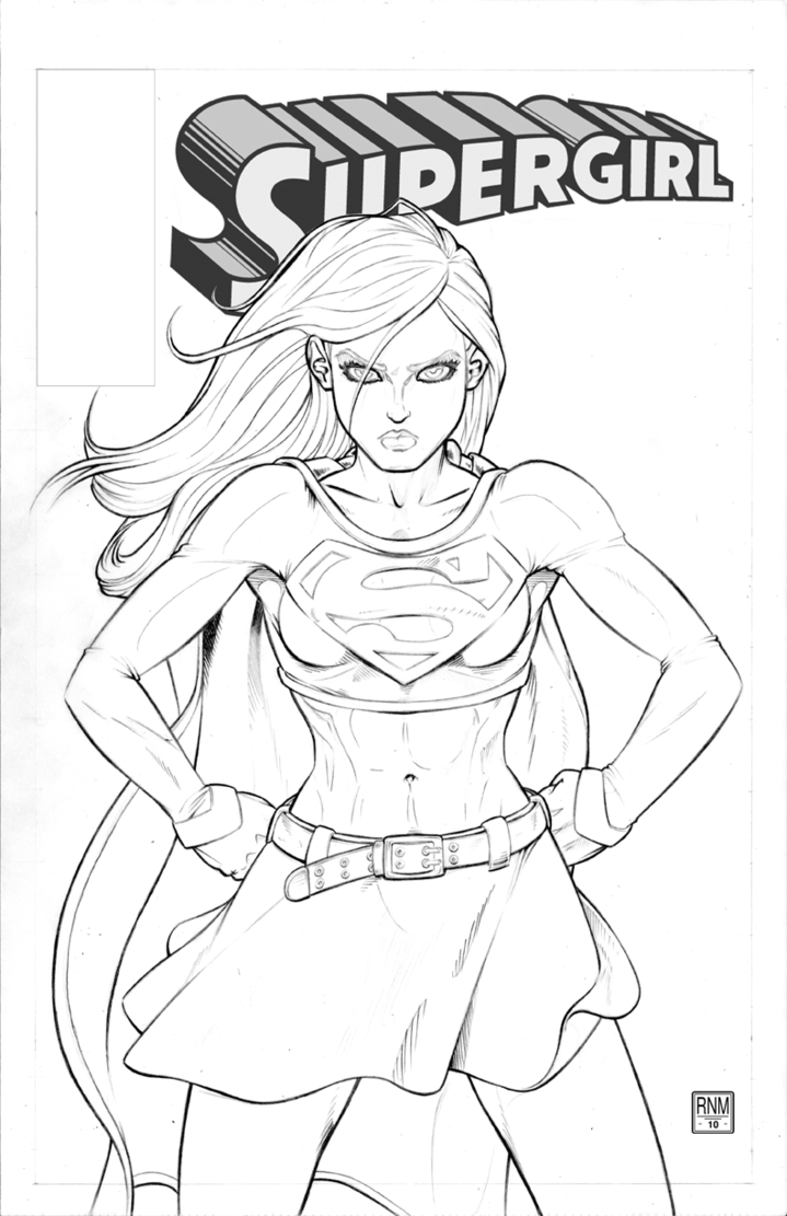 719x1111 Supergirl Coloring Pages To Download And Print For Free