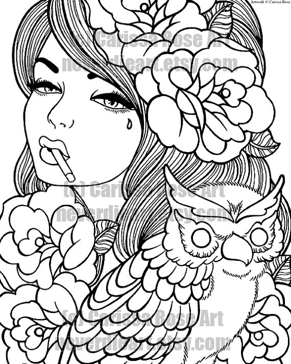 570x713 Free Printable Tattoo Coloring Pages Beautiful Tattoo Coloring