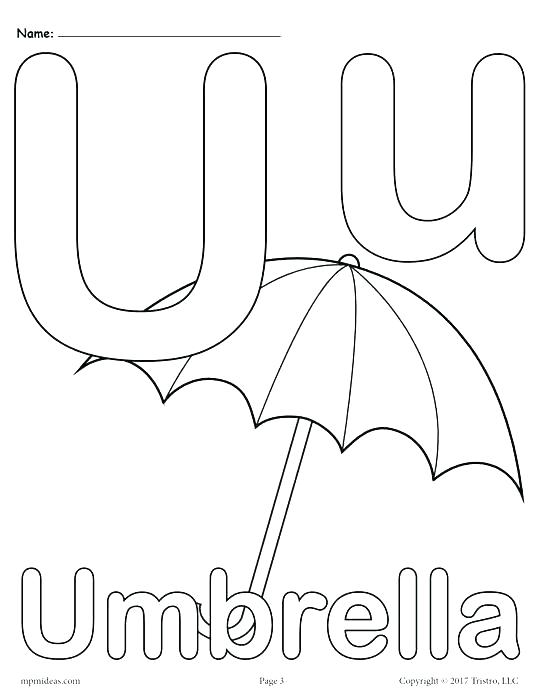 541x700 Letter U Coloring Pages Letter U Coloring Page Letter U Coloring