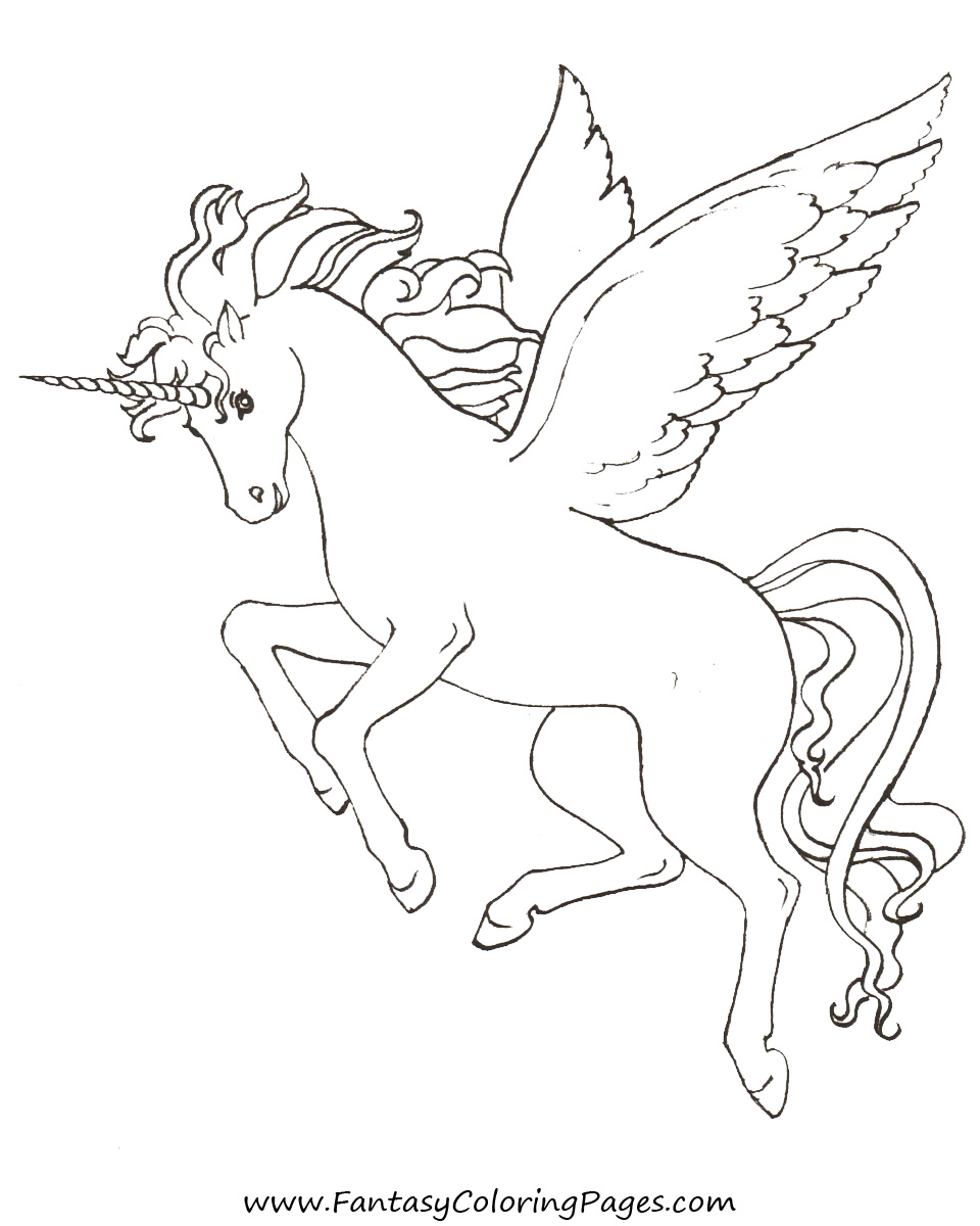960x1200 Free Coloring Pages Pegasus And Unicorns Christmas Coloring