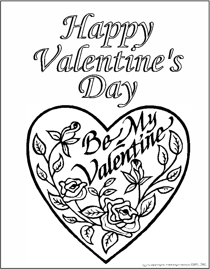 708x908 8 Valentines Day Coloring Pages Regarding Of Remodel 7