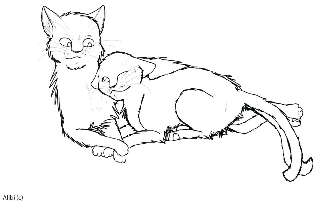 1095x730 Warrior Cats Scourge Coloring Pages Tom And She Cat A Online