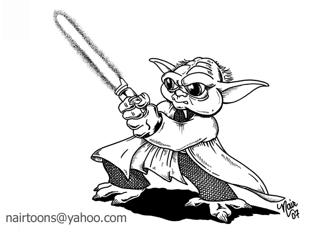 1024x745 Simple Yoda Coloring Pages. Yoda Star Wars Coloring Pages Free