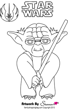 221x350 Yoda, Star Wars, Coloring Pages