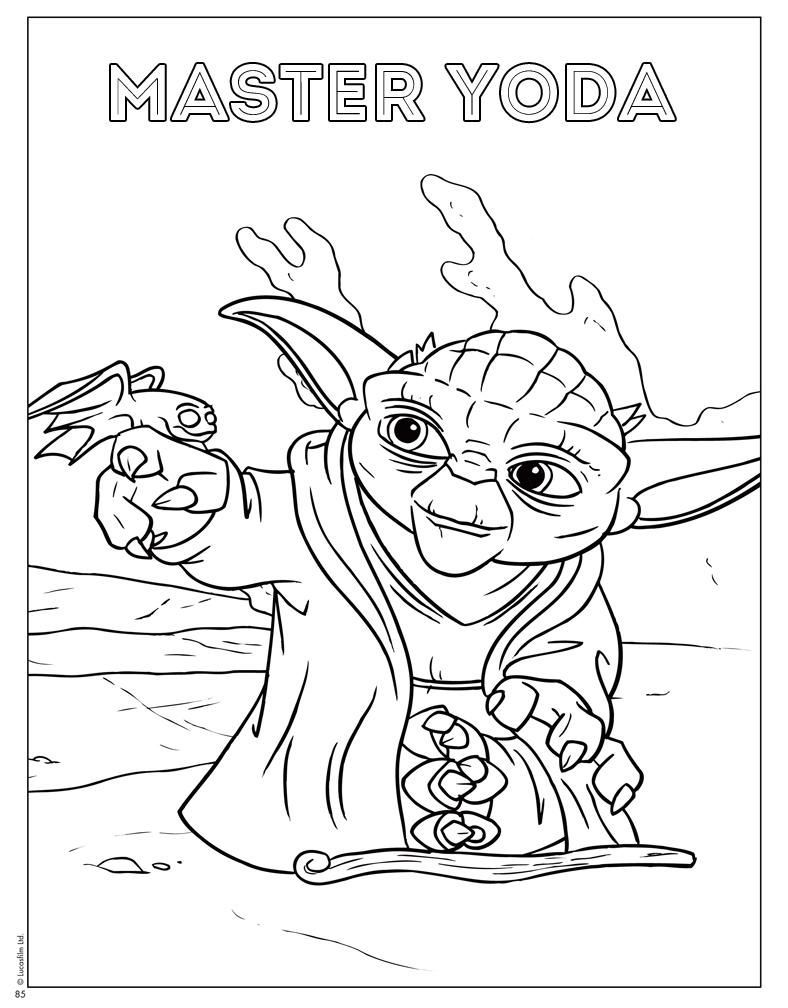 788x1008 Free Coloring Pages Yoda 8