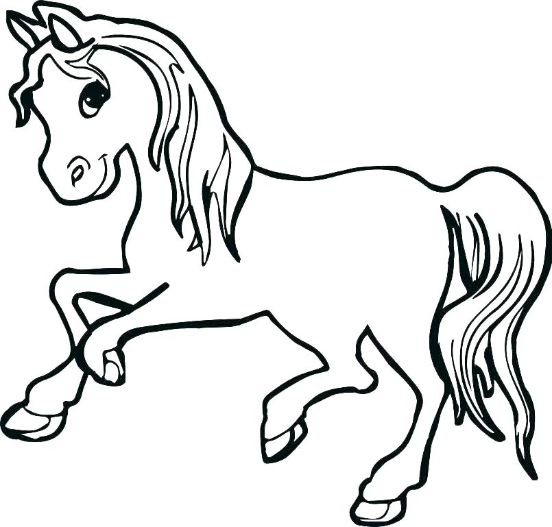 805x769 Running Horse Coloring Pages Horse And Carriage Coloring Pages