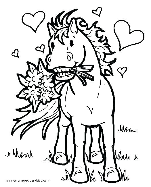 525x651 Free Coloring Pages Horses Cliptext.co