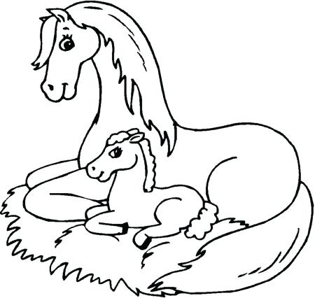 450x426 Coloring Page Horse Good Pages With Of Horses Ideas 11