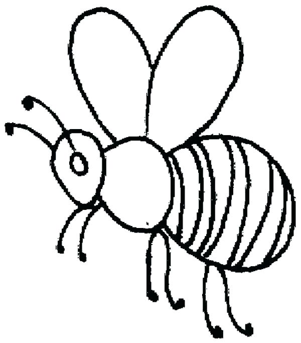600x683 Bee Coloring Page Honey Bee Coloring Pages Honey Bee Coloring Page