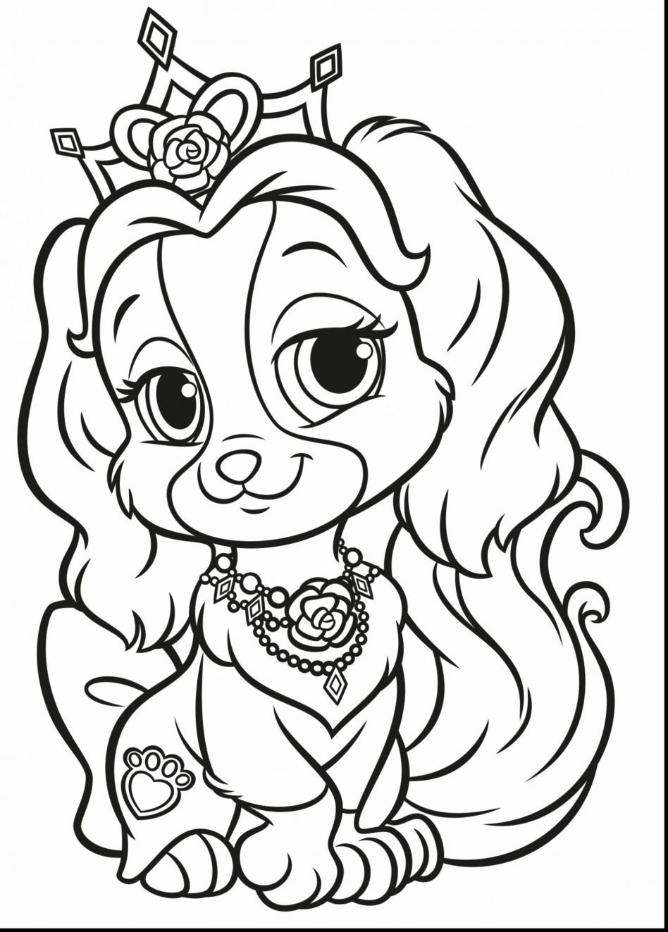 Coloring Pages Palace Pets