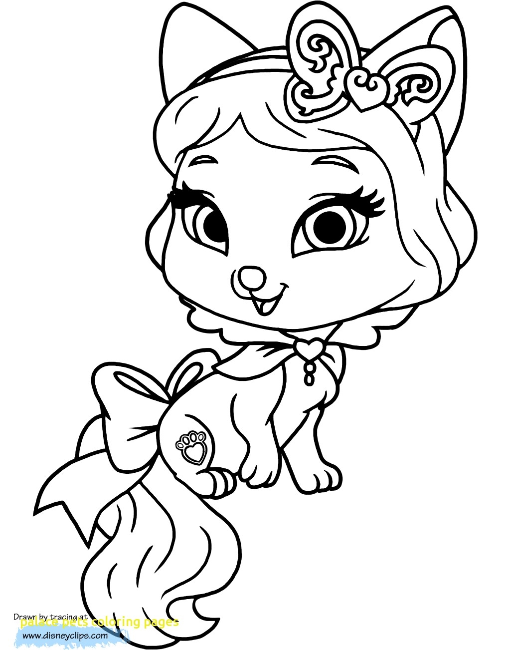 1019x1302 Palace Pets Coloring Pages
