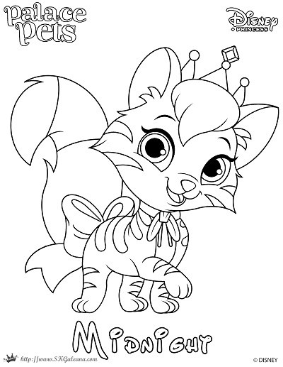 400x517 Princess Palace Pet Coloring Page Of Midnight Skgaleana