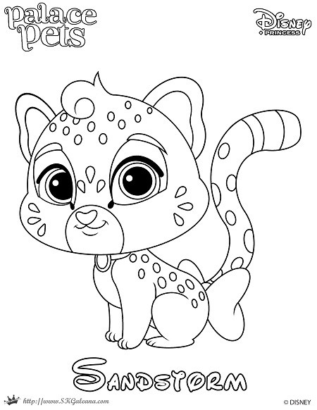 450x582 Disney's Princess Palace Pets Free Coloring Pages And Printables
