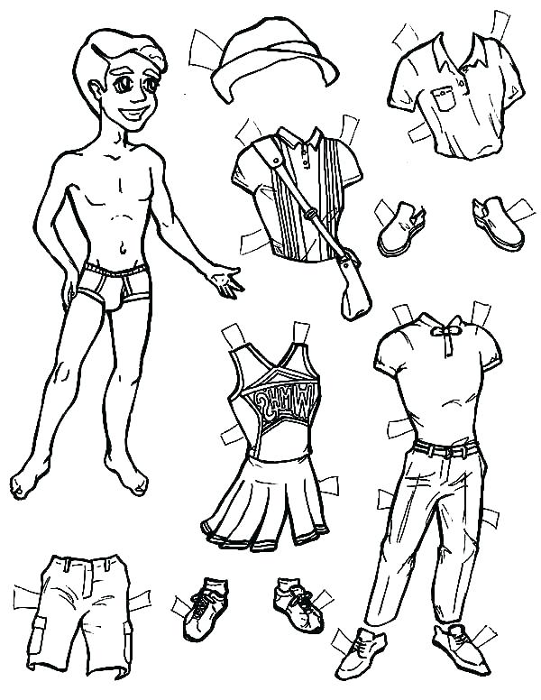 600x776 Barbie Doll Coloring Pages Barbie Doll Coloring Pages Paper Doll