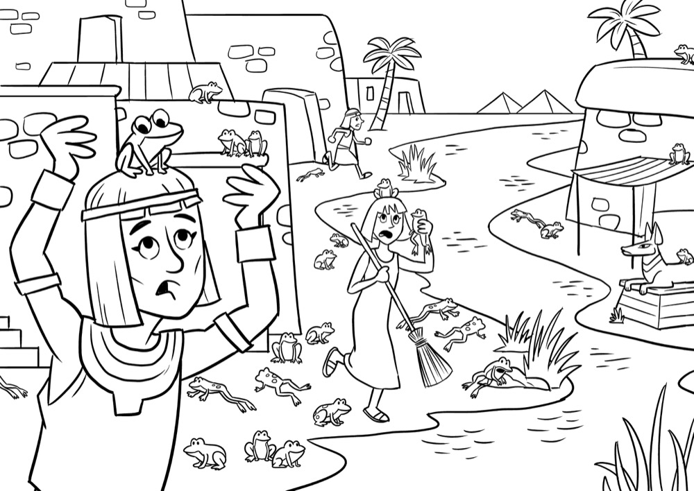 1000x708 The Plagues And The Passover, Bible App For Kids Story, Let My