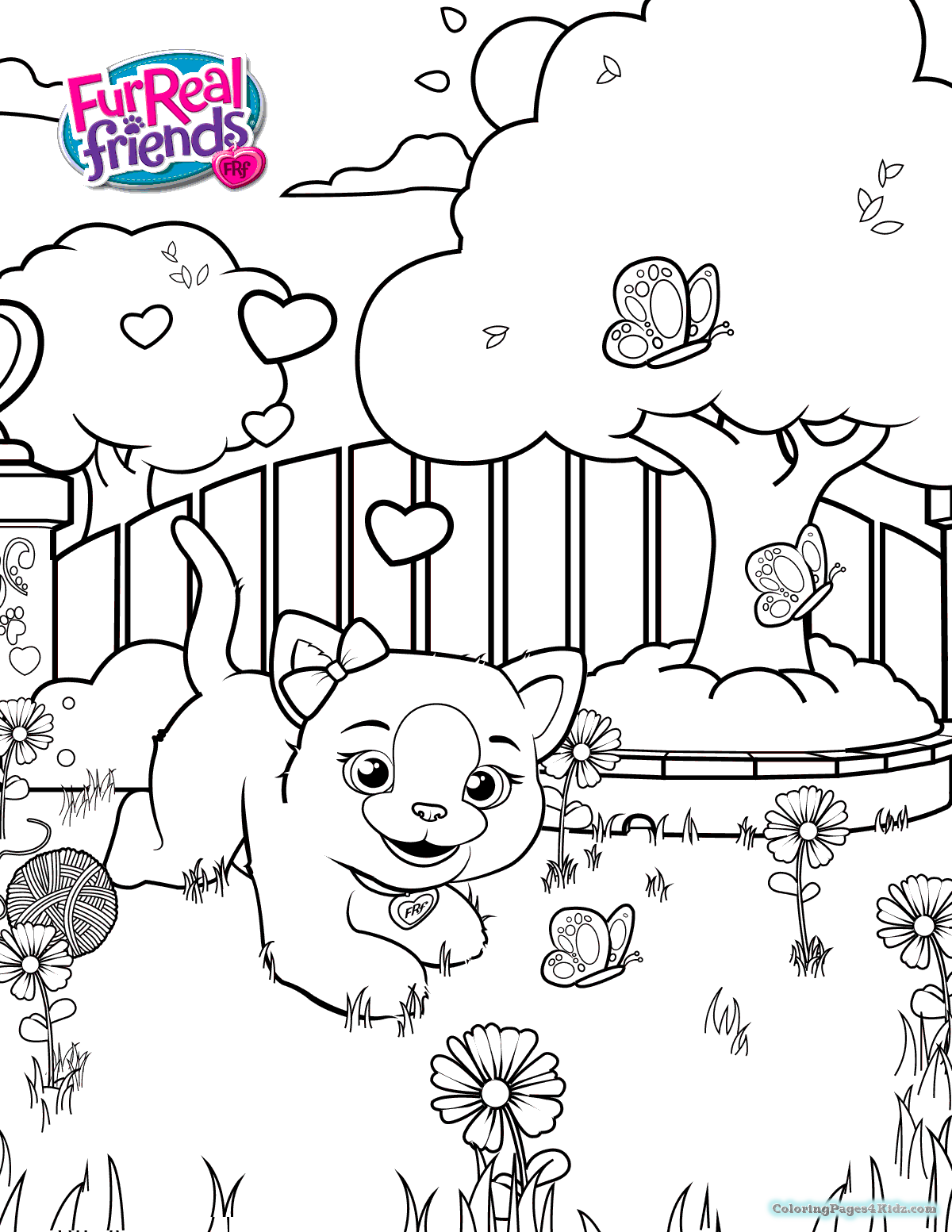 1200x1553 Furreal Friends Coloring Pages Pdf Coloring Pages For Kids