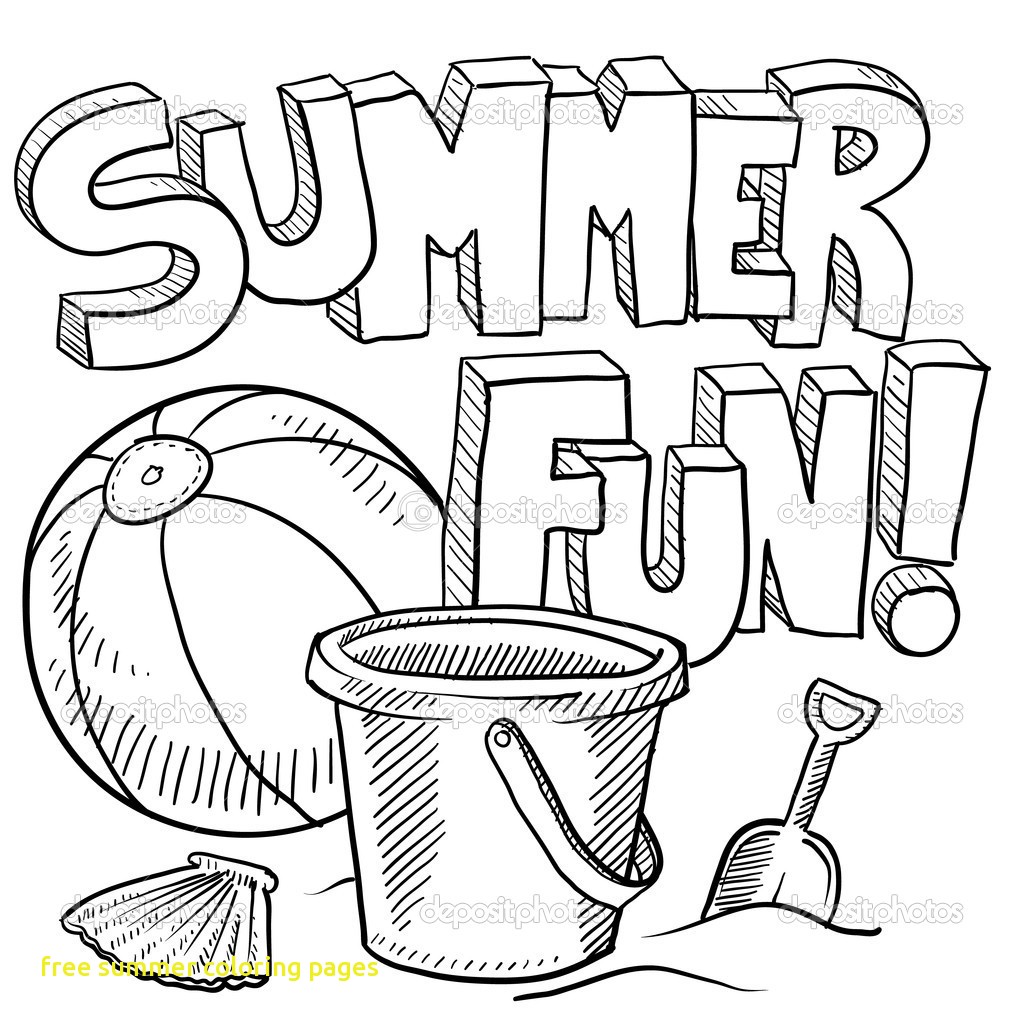 1024x1024 Summer Coloring Pages Pdf