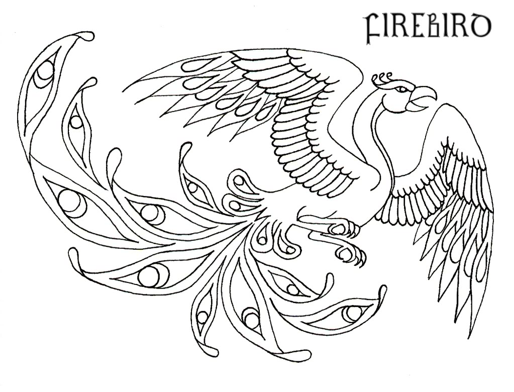 1023x780 Phoenix Bird Coloring Pages Real Page Free Printable Animals Sheet