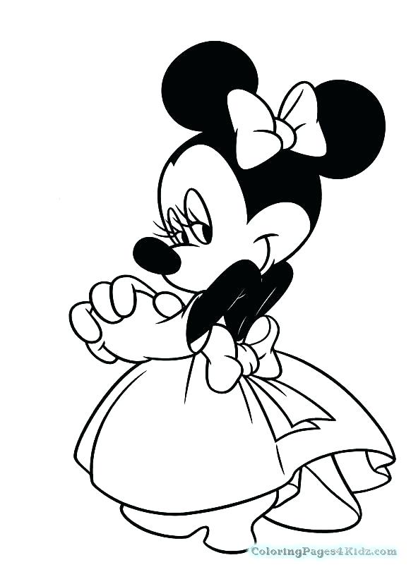 582x811 Minnie Mouse Birthday Coloring Pages Mouse Coloring Page Queen