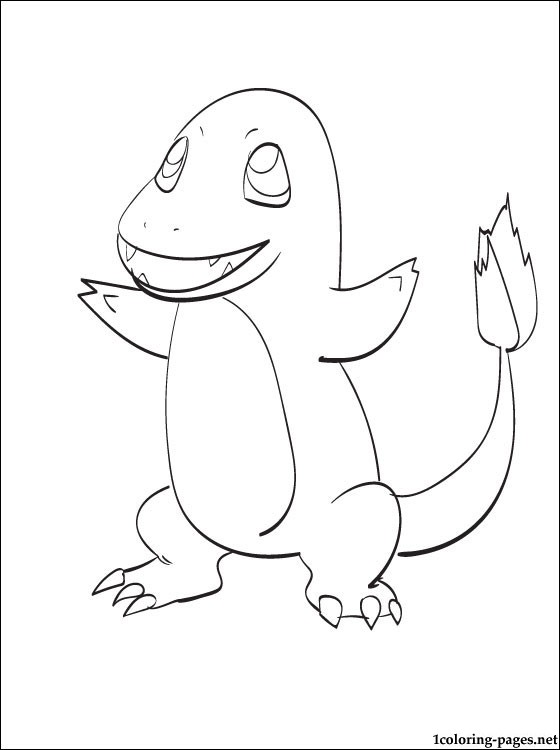 560x750 Printable Coloring Page Pokemon Charmander Coloring Pages