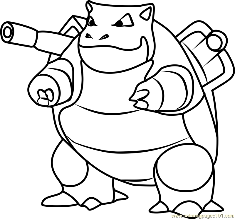 800x748 Blastoise Coloring Page Blastoise Pokemon Go Coloring Page Free