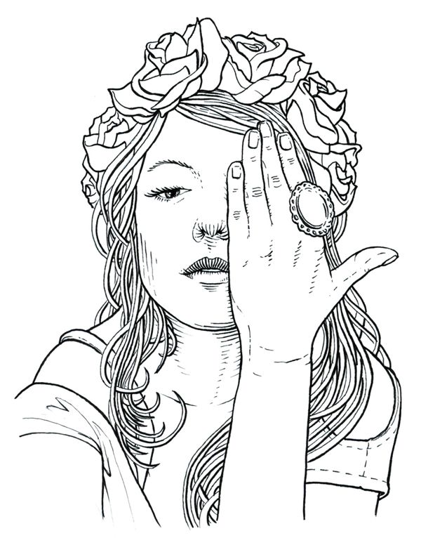 600x766 36 Impressive Hand Drawn Portraits Top Design Magazine