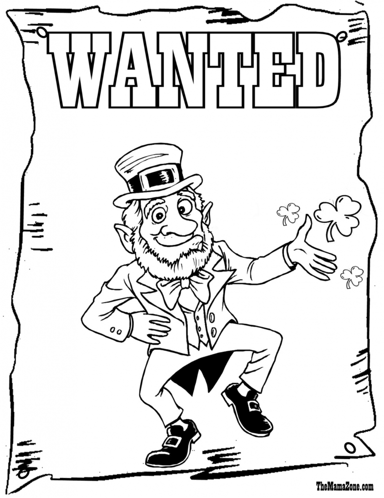 790x1024 Saint Patrick's Day Coloring Pages The Mama Zone