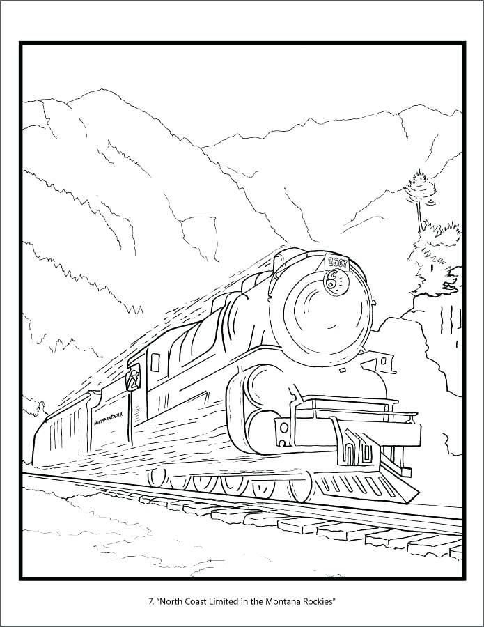 695x900 Velvet Coloring Posters Adults Railroad Posters Of Coloring Book