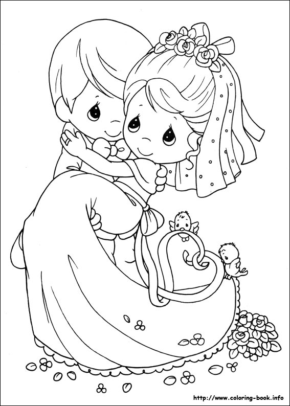 567x794 Precious Moments Couples Coloring Pages