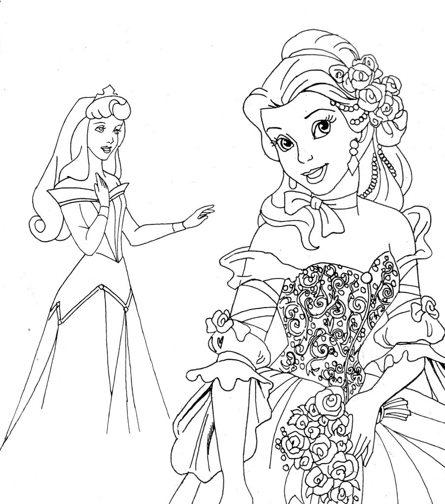 905x1024 Free Printable Disney Princess Coloring Pages For Kids