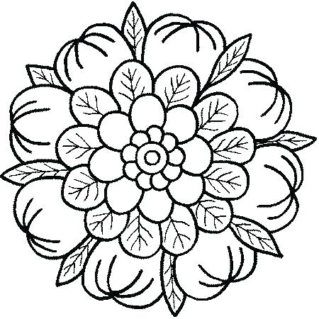 450x450 Coloring Pages That Are Printable Easy Mandala Coloring Pages