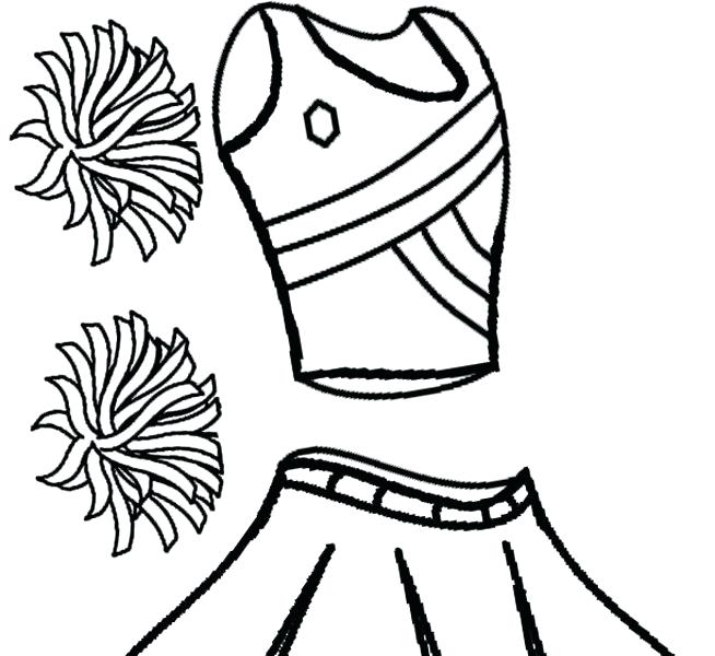 654x600 Cheerleading Coloring Sheets Cheerleader Coloring Pages Printable