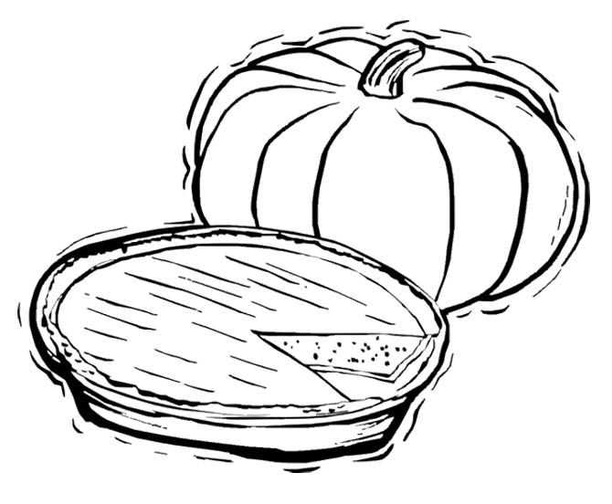 670x552 Pumpkin Pie Coloring Page Fall Coloring Pages
