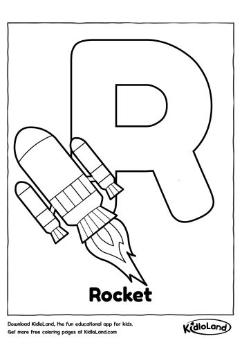 350x495 Alphabet Coloring R Free Printables For Your Kids