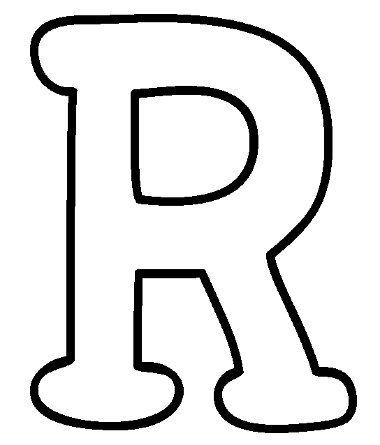 544x638 R Coloring Page Amp Coloring Book