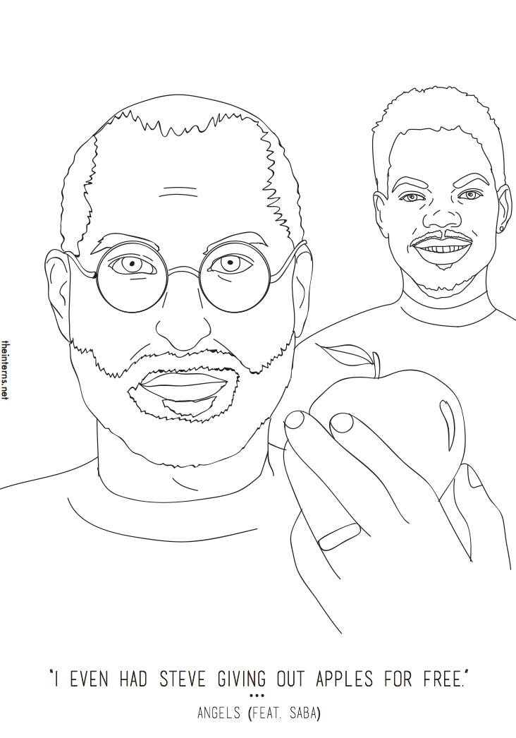 732x1046 Chance The Rapper's Coloring Book Inspired An Actual Coloring Book