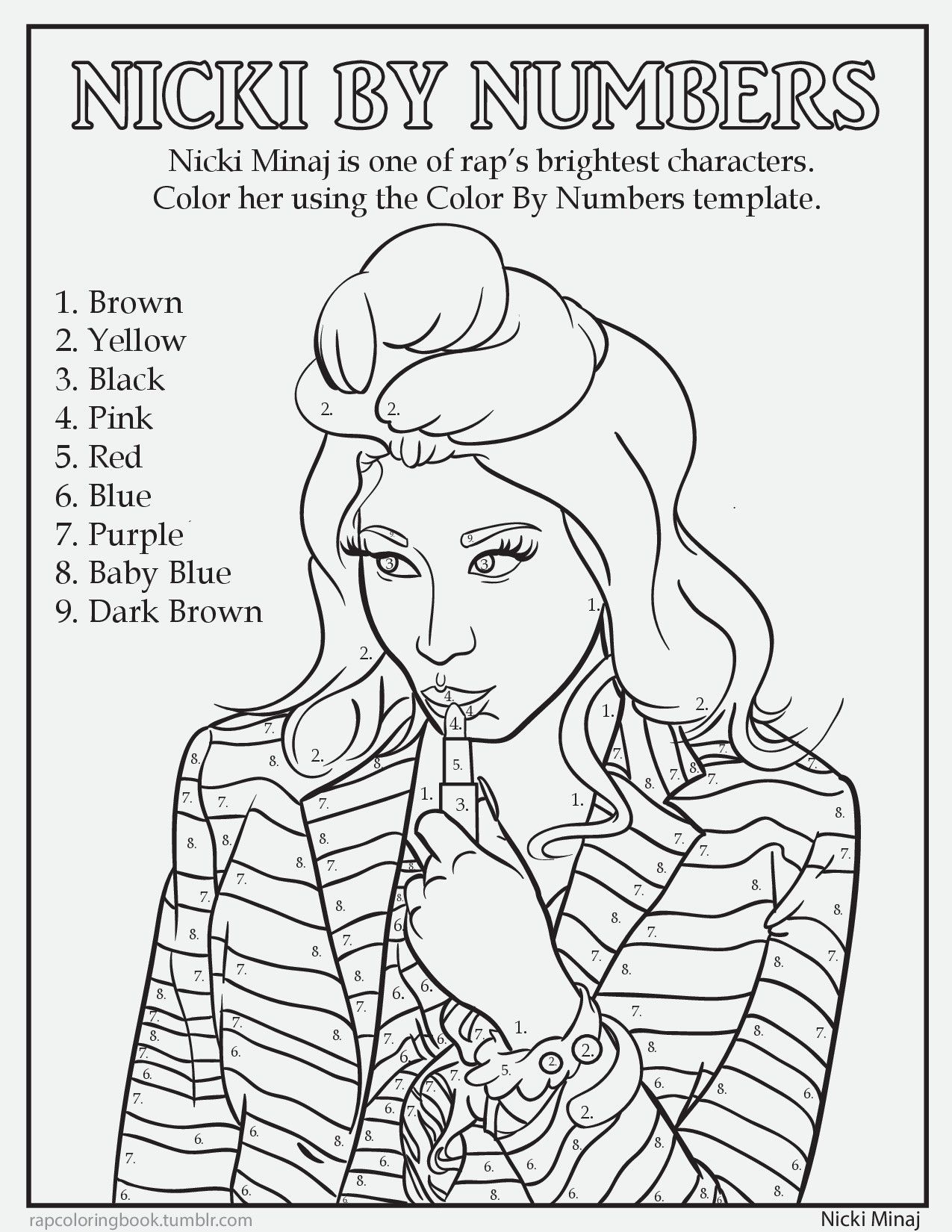 1275x1650 Rap Music Coloring Book. The Artist Who Is Doing This Is Very